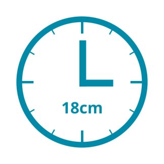 Wall frame clock 18cm