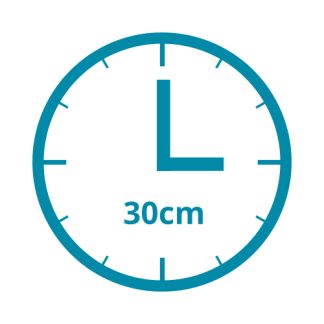 Wall frame clock 30cm